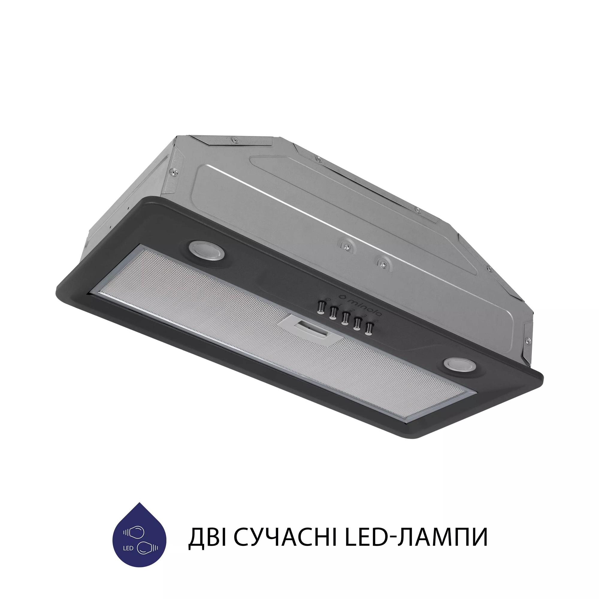 Вытяжка Minola HBI 5202 GR 700 LED Вытяжка Minola HBI 5202 GR 700 LED