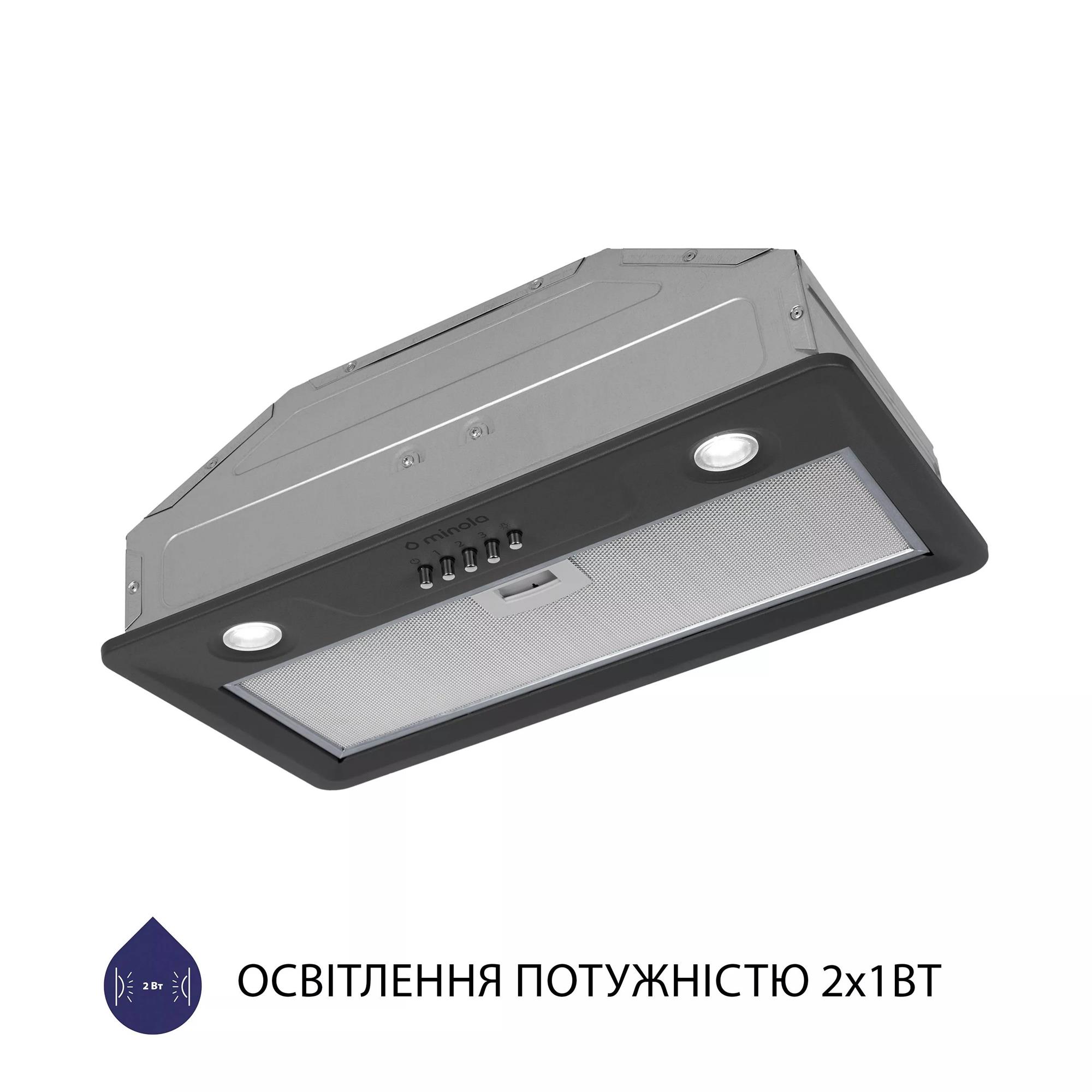 Вытяжка Minola HBI 5202 GR 700 LED Вытяжка Minola HBI 5202 GR 700 LED