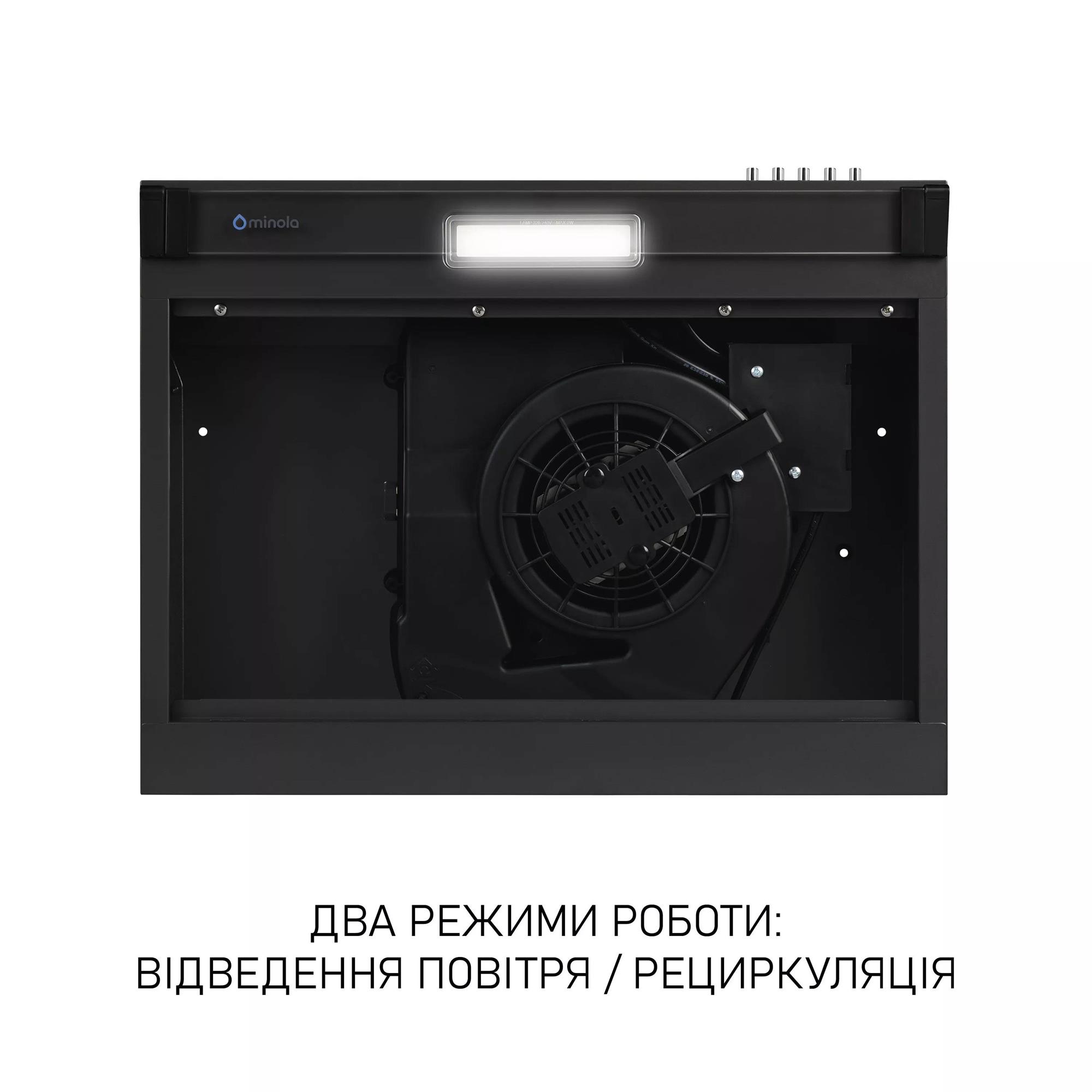 Вытяжка Minola HPL 622 BL Вытяжка Minola HPL 622 BL