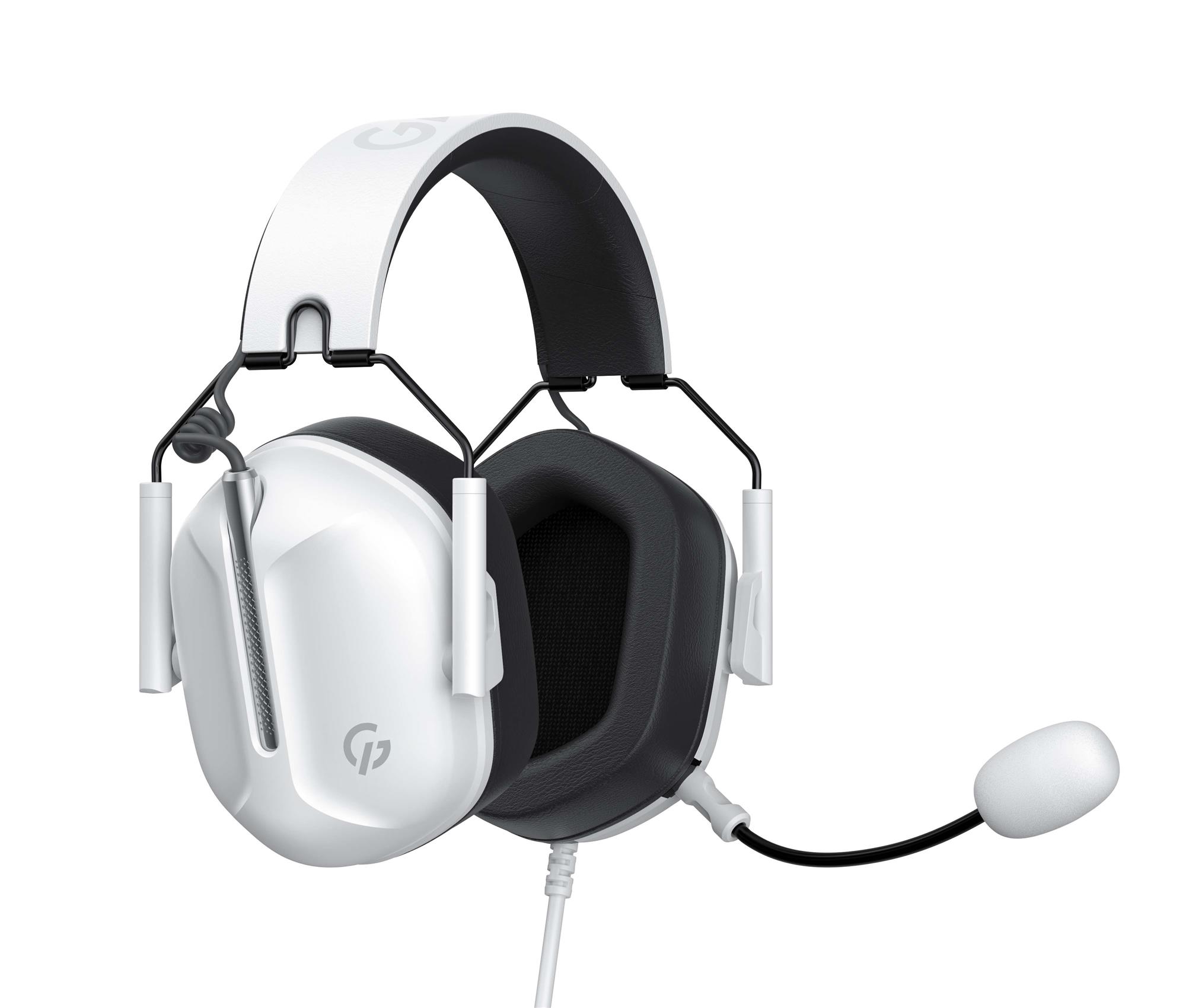 фото Навушники з мікрофоном GamePro Genesis Hunter White (HS1350W)