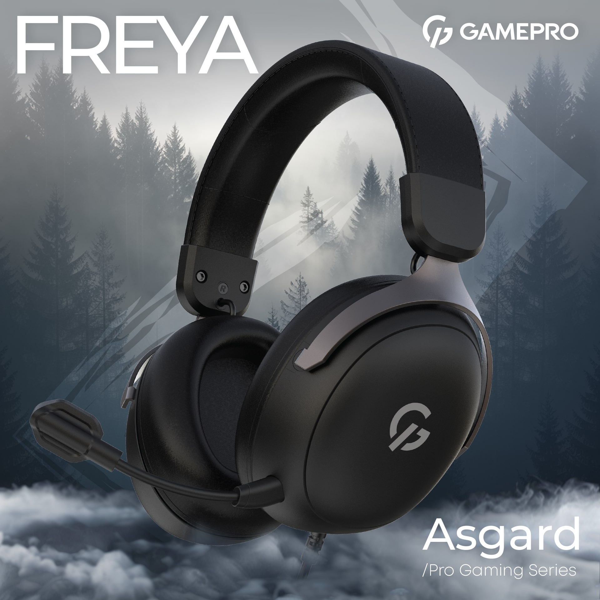 Гарнитура GamePro Asgard Freya Black (HS145B) Гарнитура GamePro Asgard Freya Black (HS145B)