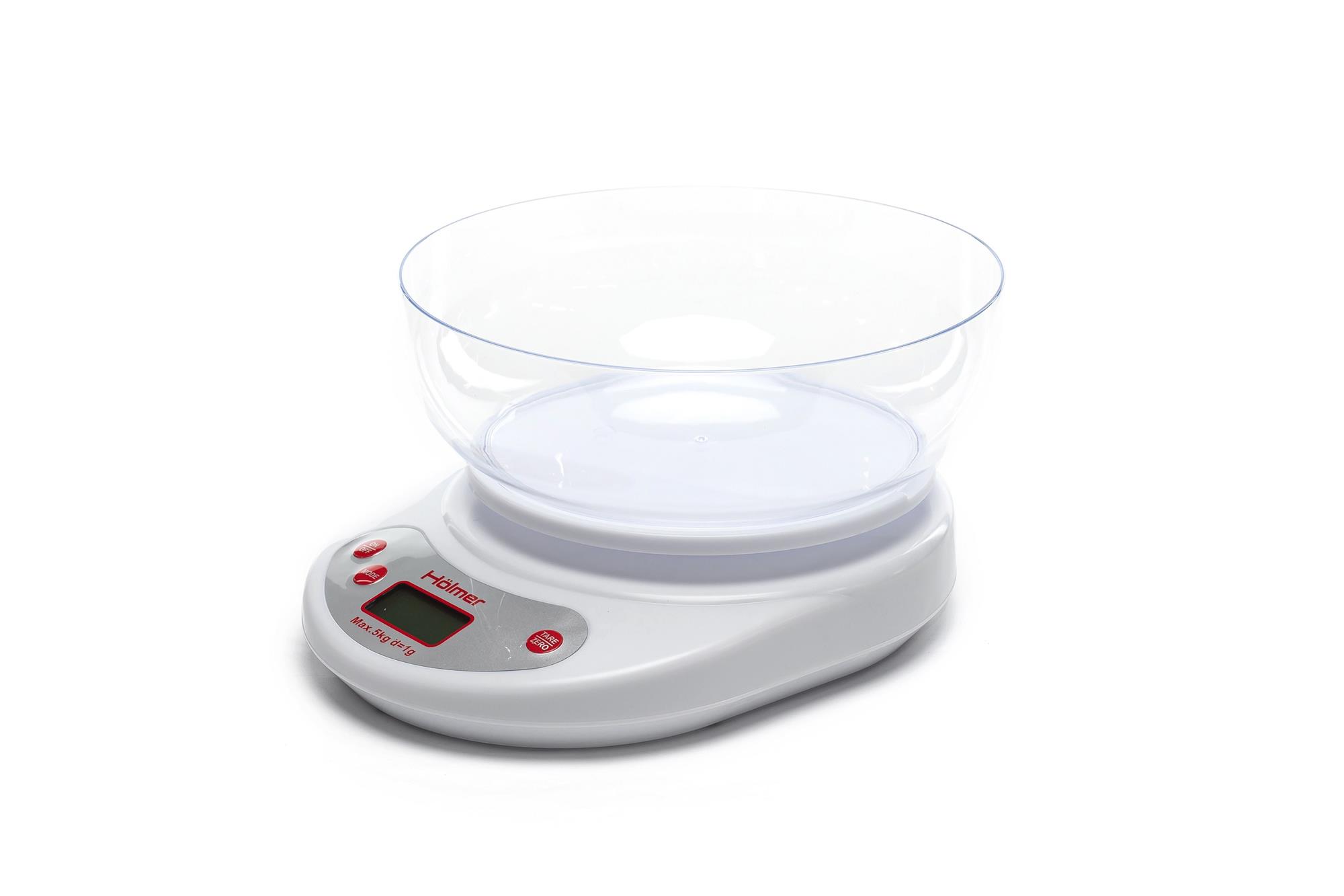 фото Ваги кухонні електронні Holmer HSK-2016PB