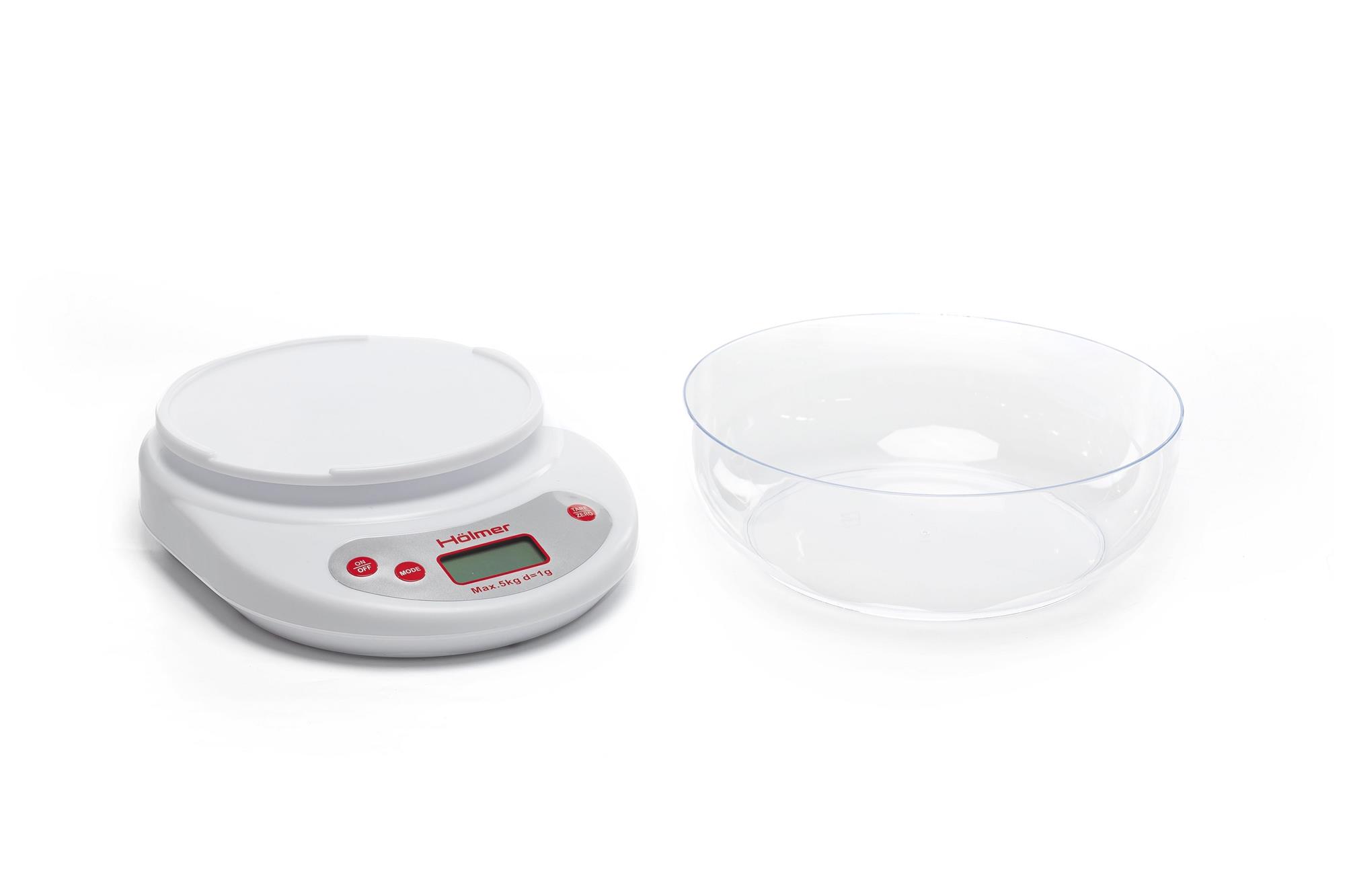 фото Ваги кухонні електронні Holmer HSK-2016PB