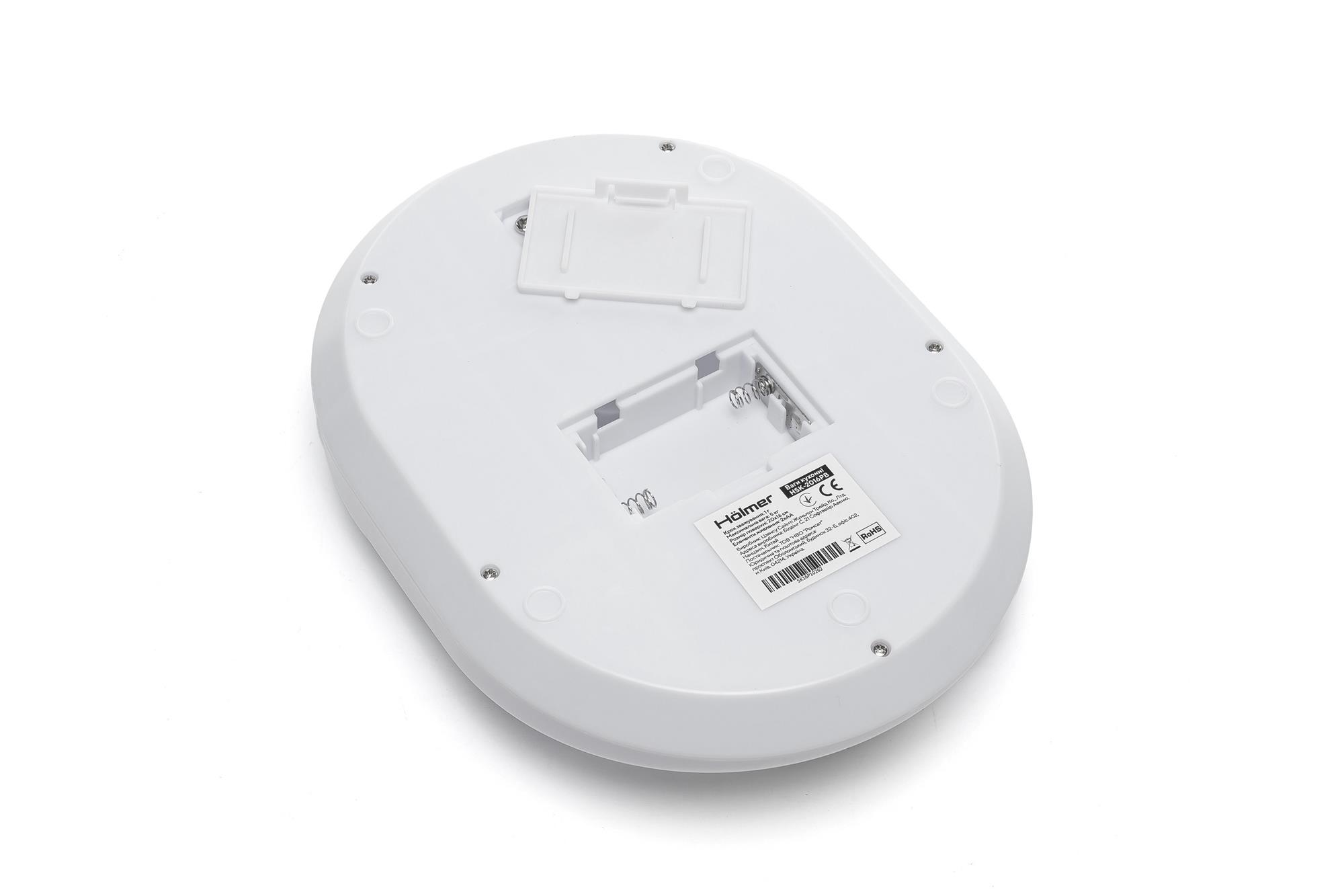 фото Ваги кухонні електронні Holmer HSK-2016PB