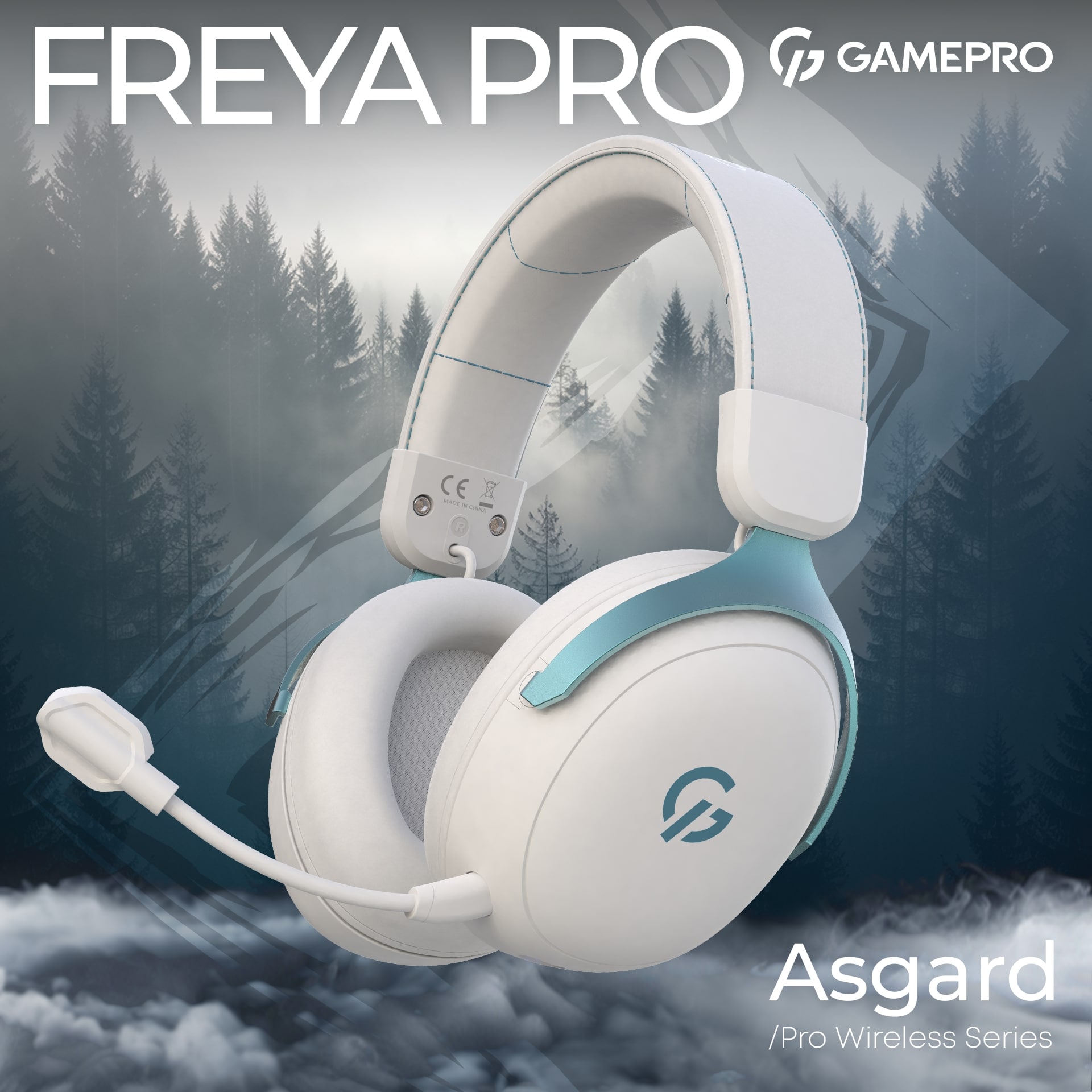 Гарнитура GamePro Asgard Freya Pro White-Blue (HSW201WB) Гарнитура GamePro Asgard Freya Pro White-Blue (HSW201WB)
