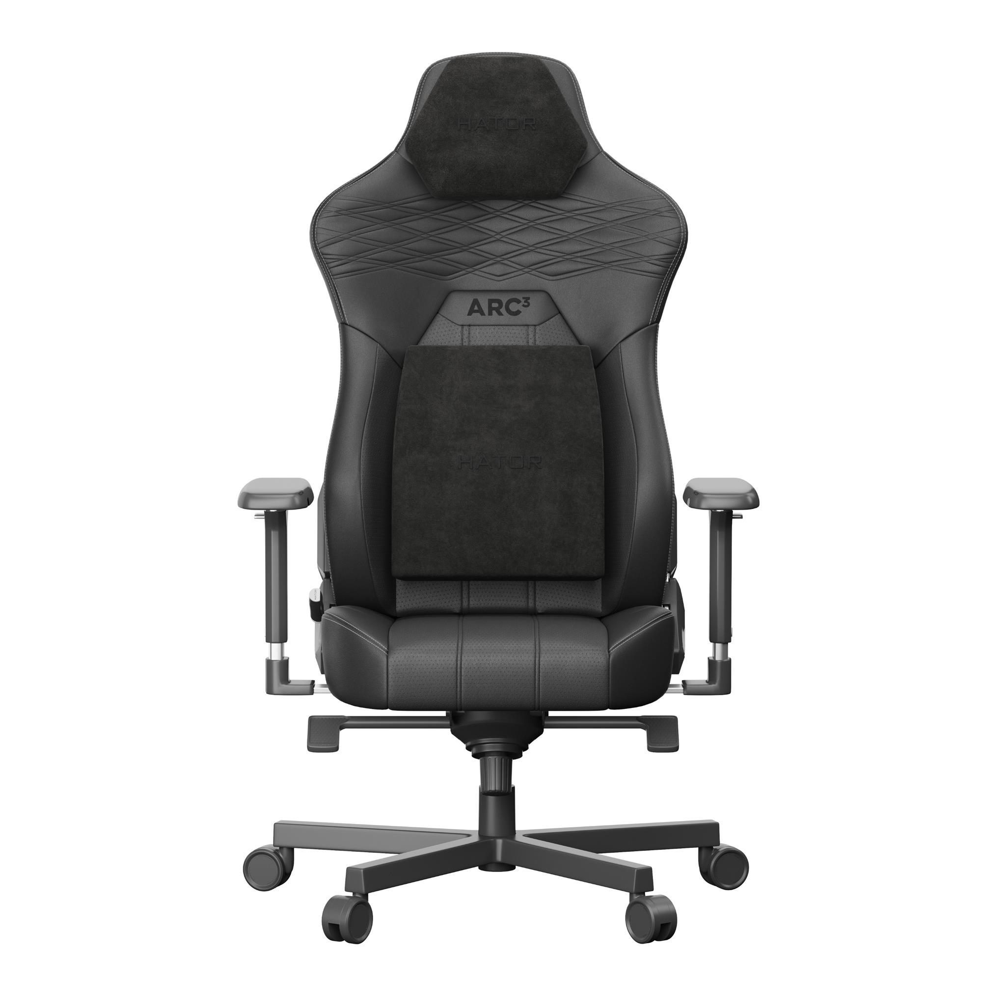 Геймерське крісло Hator Arc 3 XL Black PU Чорний Штучна шкіра