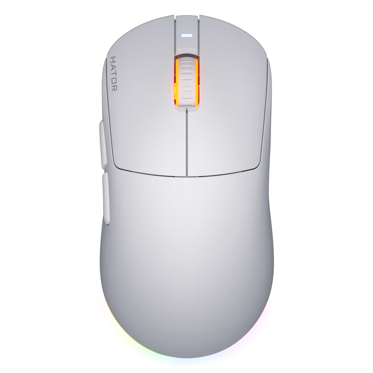 Ігрова миша Hator Quasar 3 Wireless з сенсором PixArt 3311 Біла