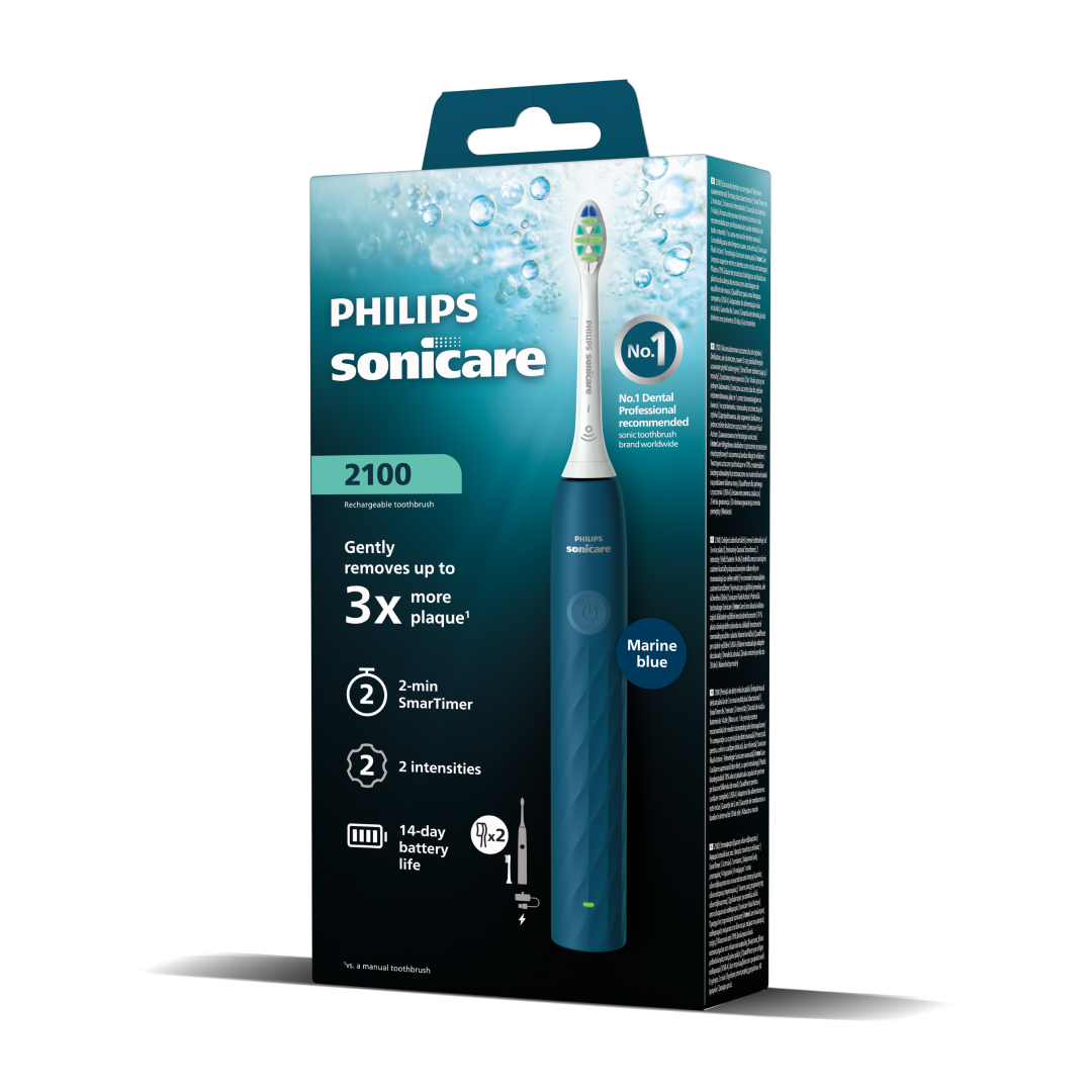 фото Електрична зубна щітка Philips Sonicare 2100 Series HX4022/04