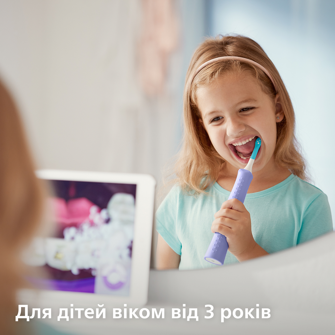 фото Електрична зубна щітка Philips Sonicare For Kids HX6322/12