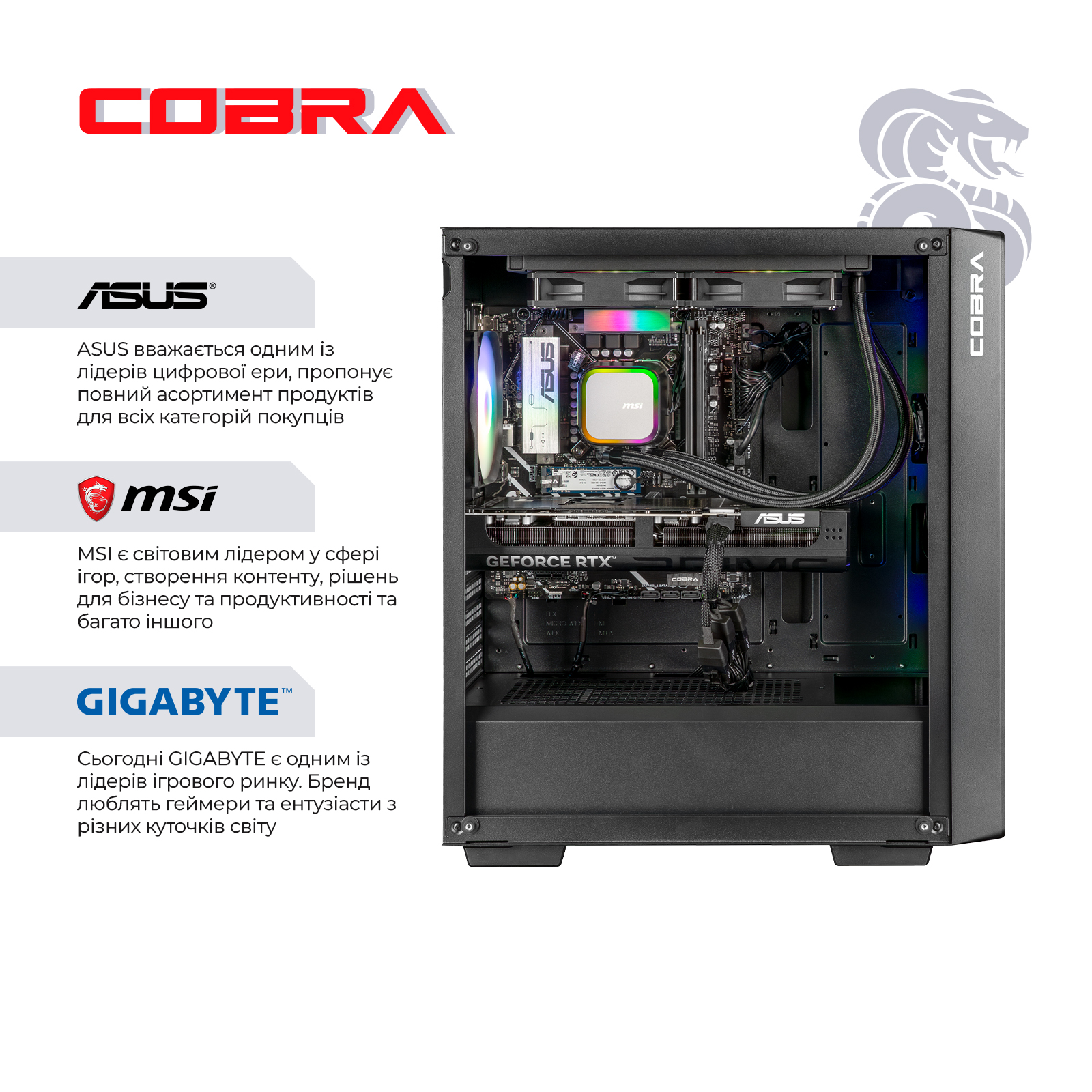 Персональный компьютер COBRA (I245KF.64.S10.57T.19905) Персональный компьютер COBRA (I245KF.64.S10.57T.19905)