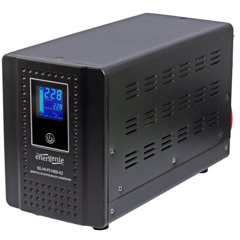 фото Гібридне ДБЖ/інвертор EnerGenie EG-HI-PS1000-02