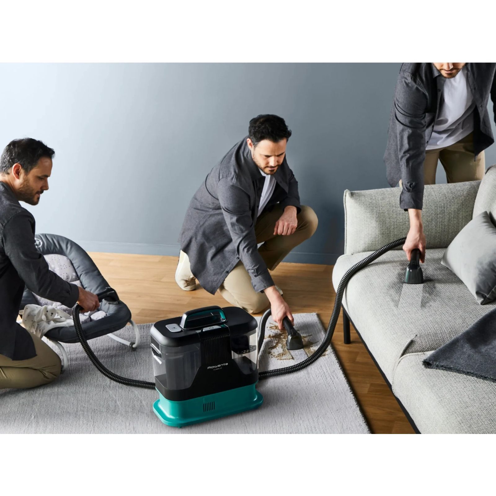 Моющий пылесос-пятновыводитель Rowenta Clean It IN5020F0 Моющий пылесос-пятновыводитель Rowenta Clean It IN5020F0