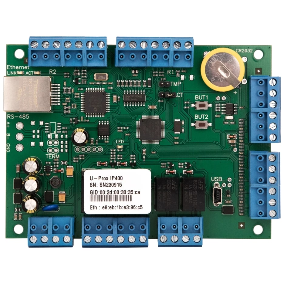 Контролер для двох дверей U-Prox IP400H IP Контролер для двох дверей U-Prox IP400H IP