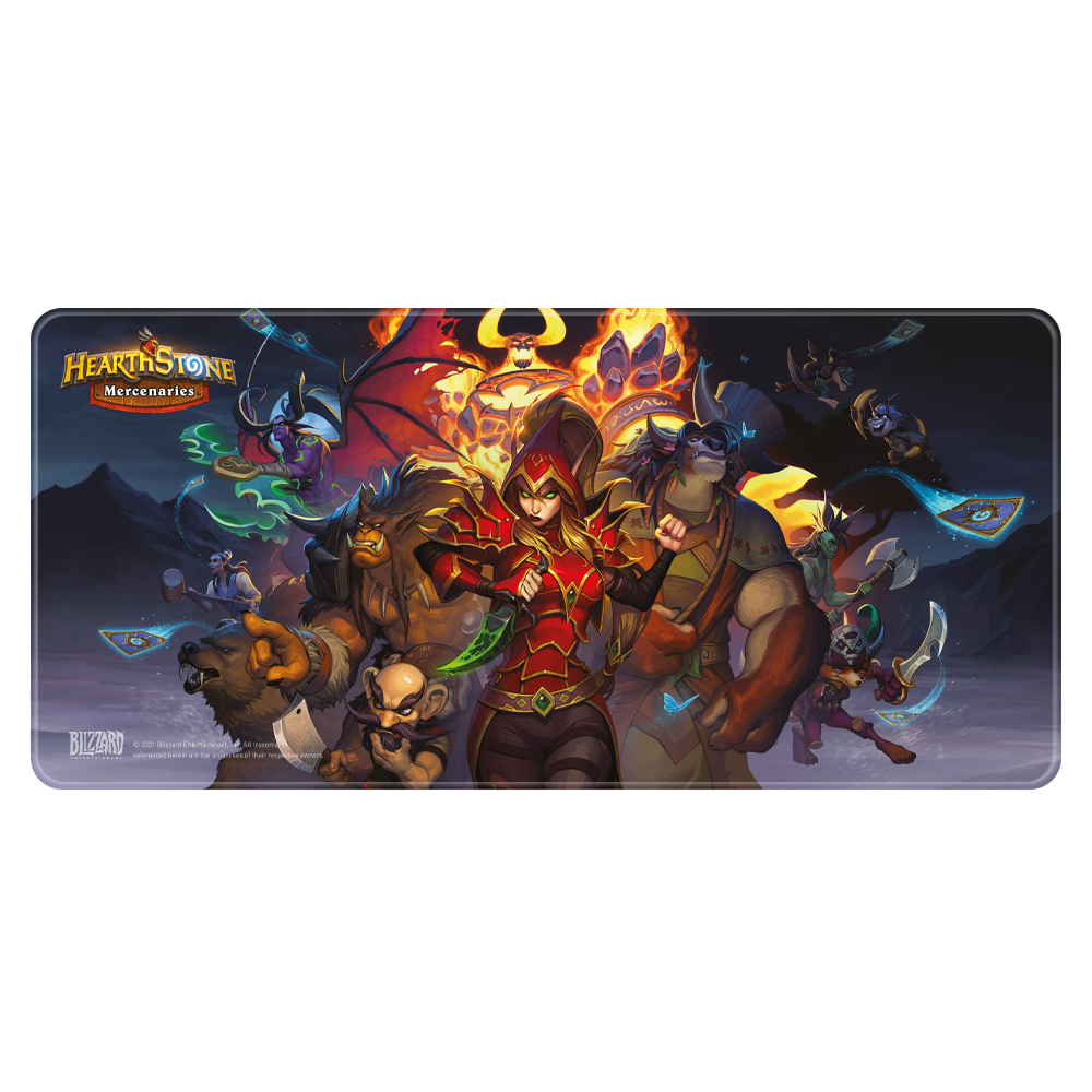 Ігрова поверхня Blizzard Hearthstone Mercenaries Speed 900x420 мм з малюнком