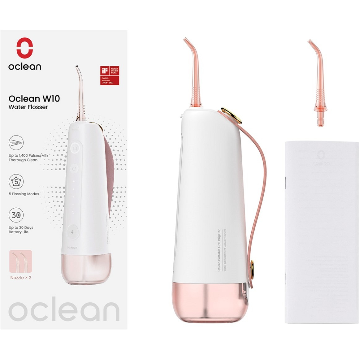 Іригатор Oclean W10 Pink (6970810555752)