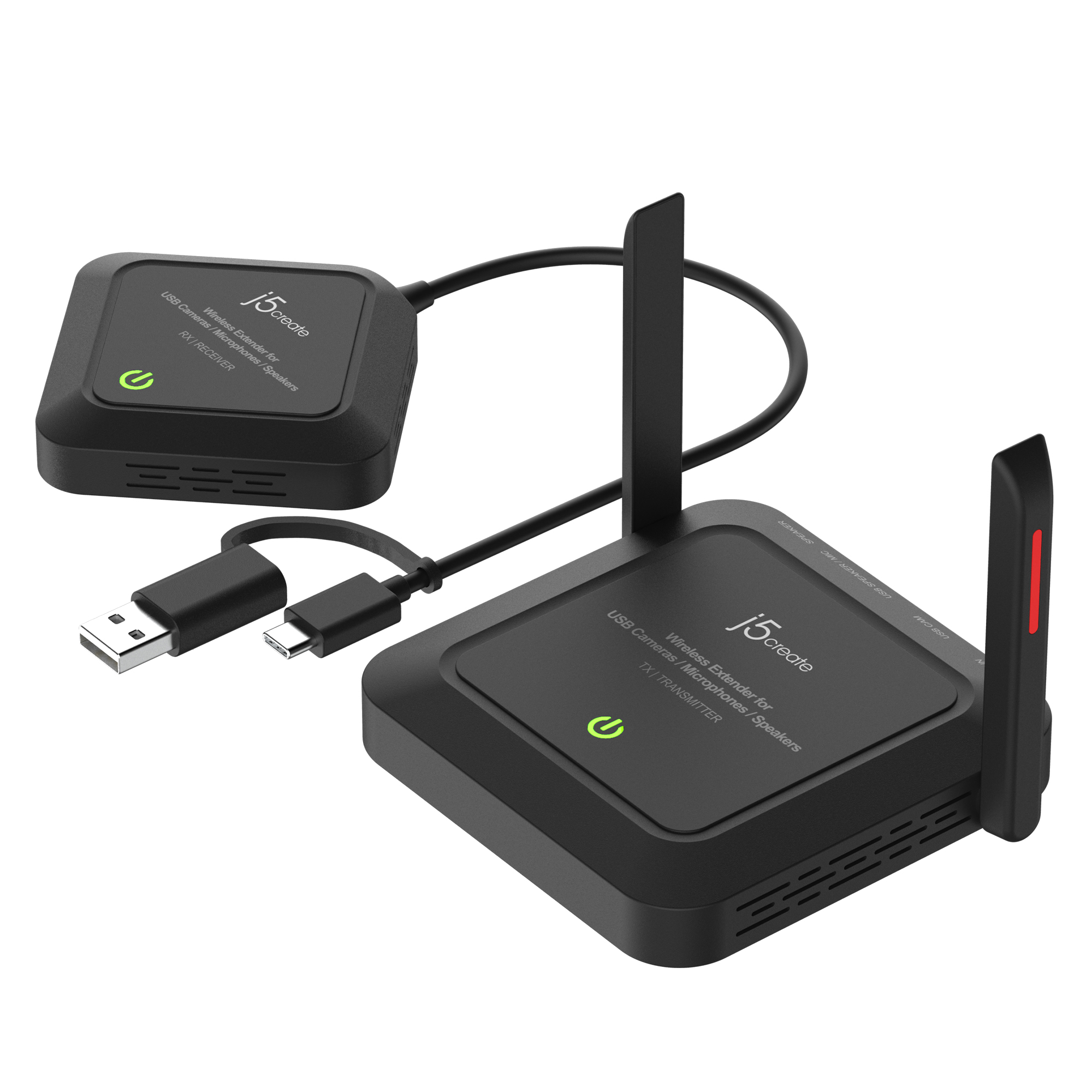Подовжувач мультимедіа до 25 м J5create (JVW120-N)
