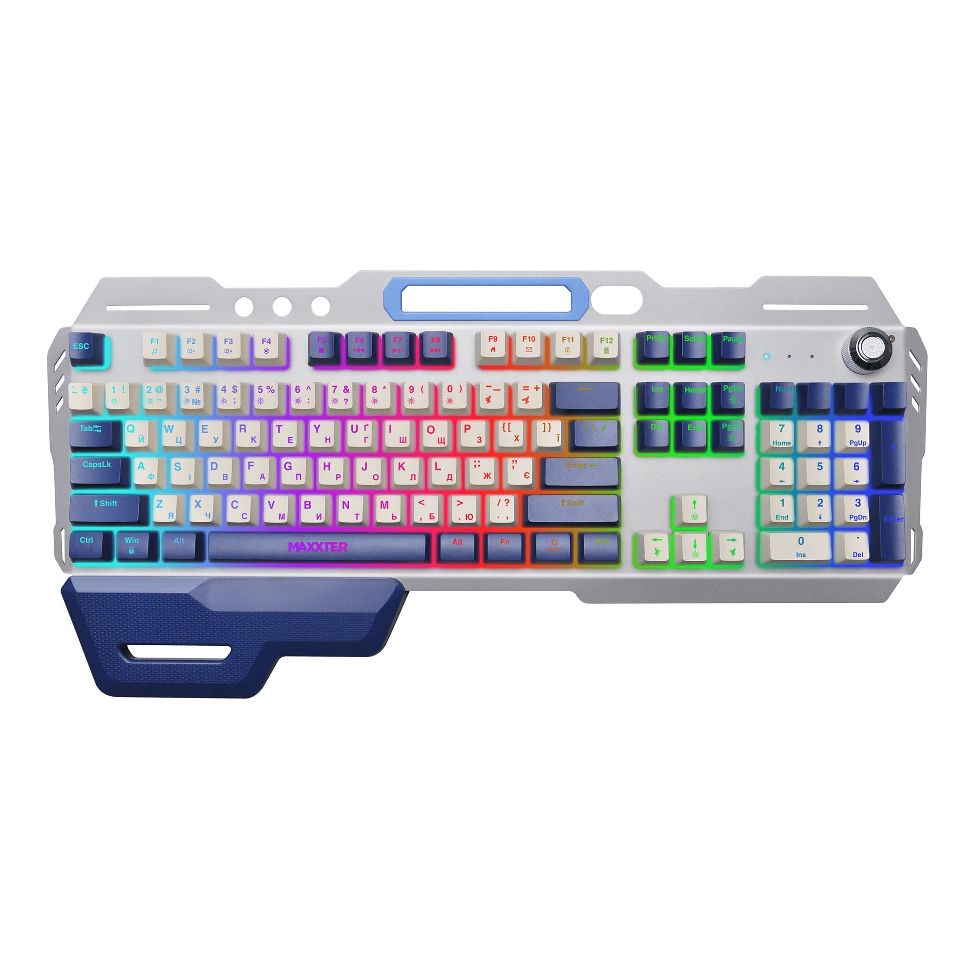 Клавiатура Maxxter KBG-RGB-01-UA Клавiатура Maxxter KBG-RGB-01-UA