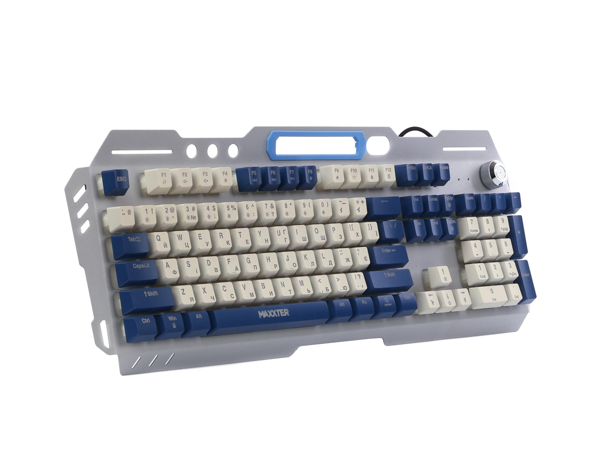 Клавiатура Maxxter KBG-RGB-01-UA Клавiатура Maxxter KBG-RGB-01-UA