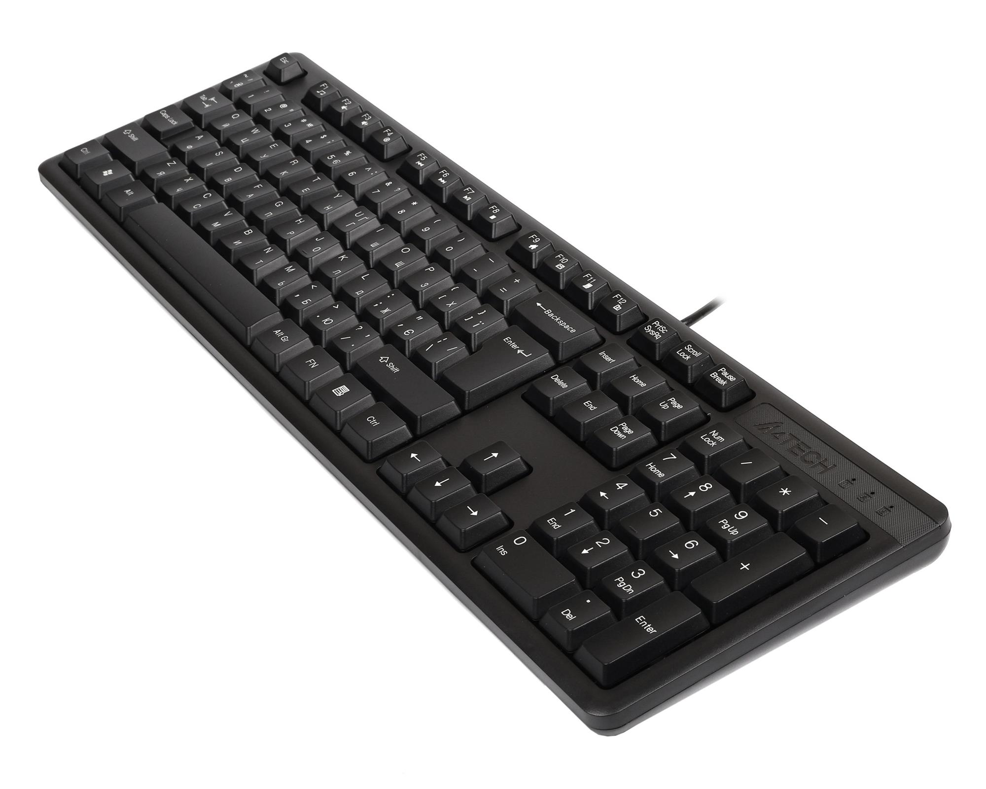 Клавіатура A4Tech KK-3 мембранна чорна