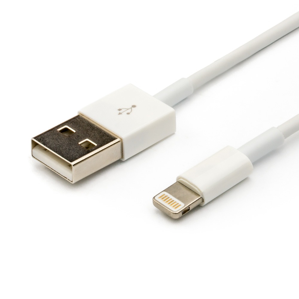 Кабель Atcom 15260 USB - Lightning 1 м Білий