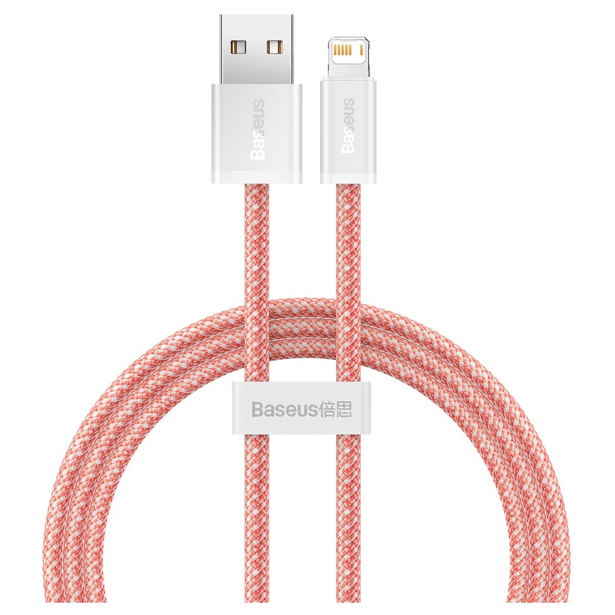 Кабель Baseus Dynamic USB - Lightning швидка зарядка 2.4А оранжевий