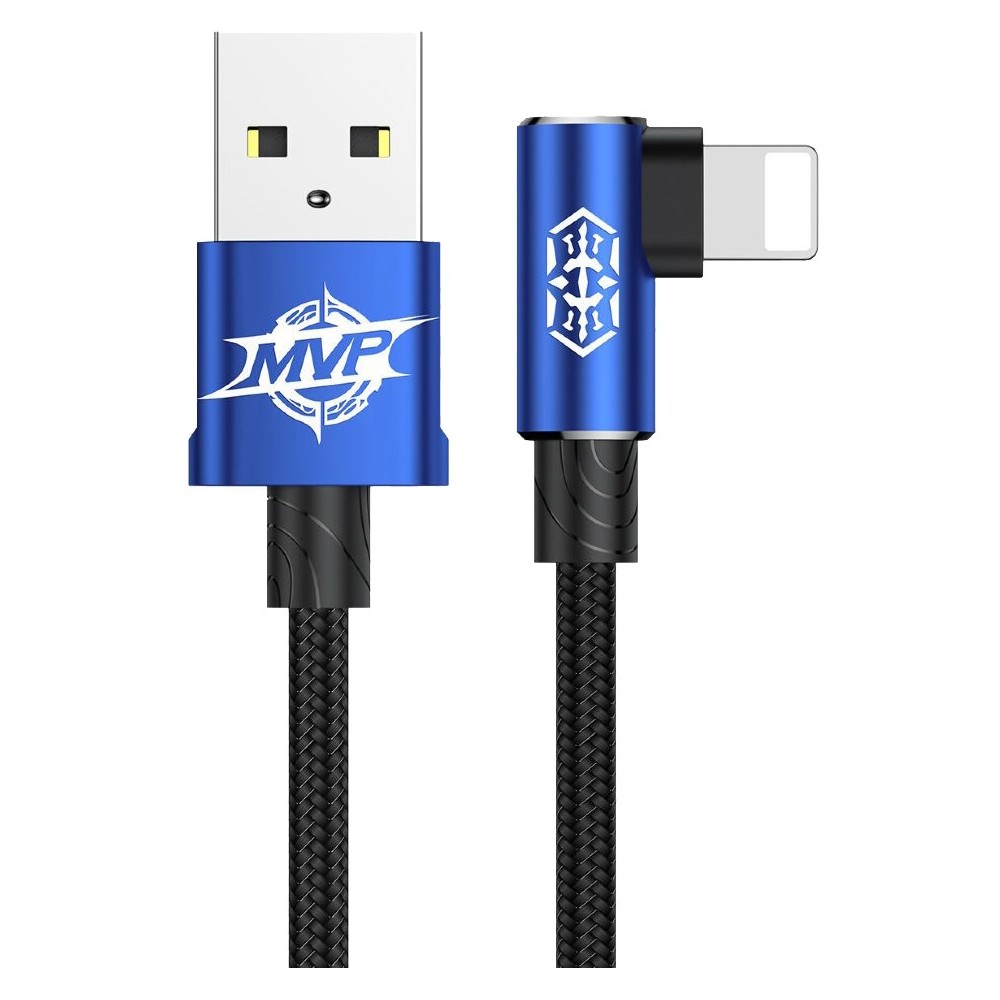 Кабель Baseus MVP USB - Lightning Г-подібний Синій