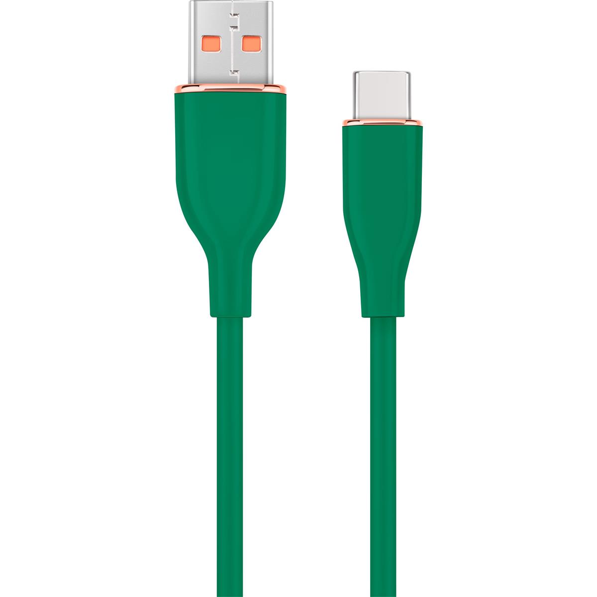 Кабель Cablexpert CC-USB2S-AMCM-1.5M-G 2.1 A Зелений