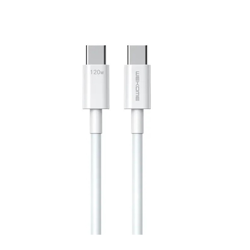 Кабель WK WDC-175 USB Type-C - USB Type-C (M/M), 1.2 м, 20 W, White (6941027640012)