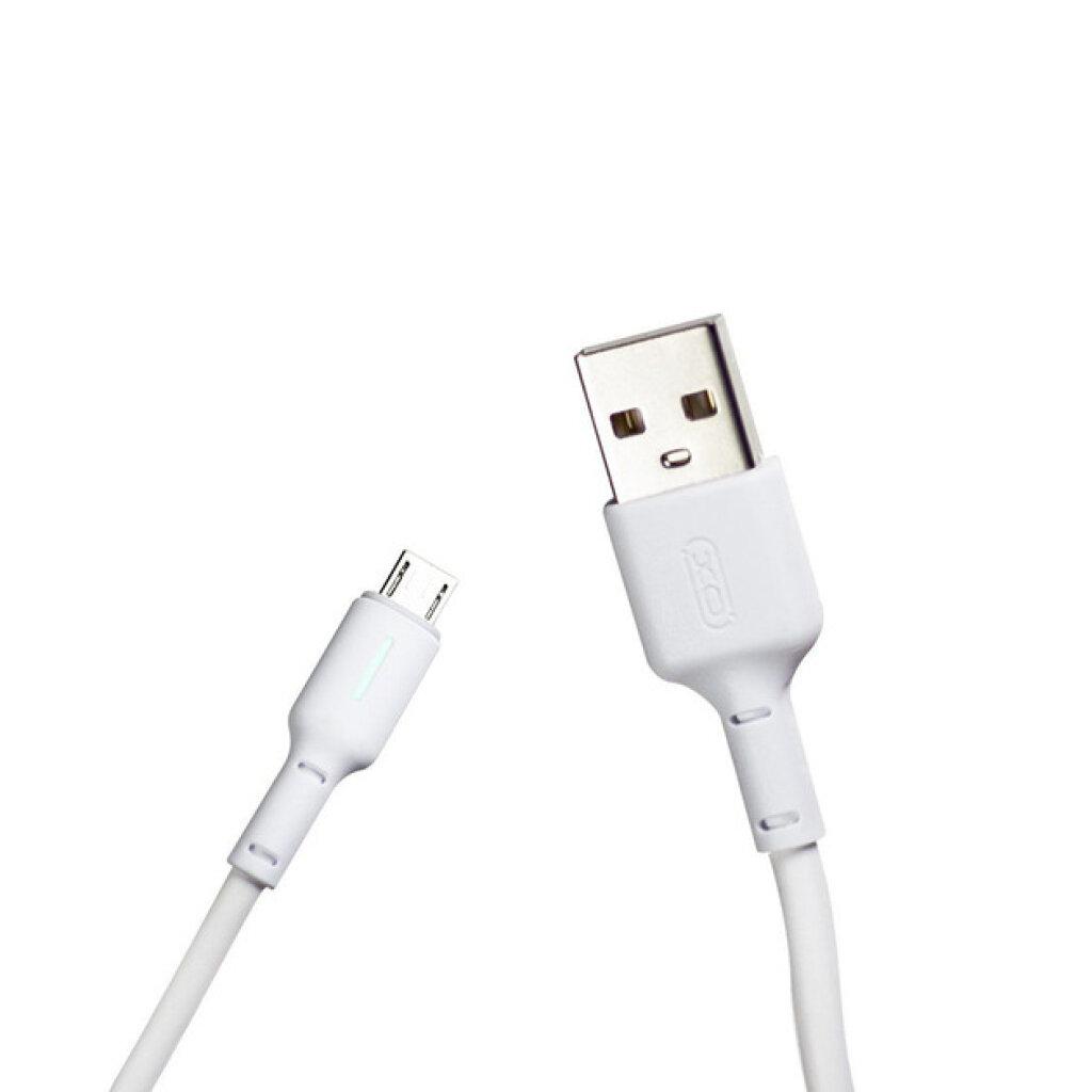 Кабель XO NB112 USB - micro USB (M/M), 1 м, White (NB112-M-WH)