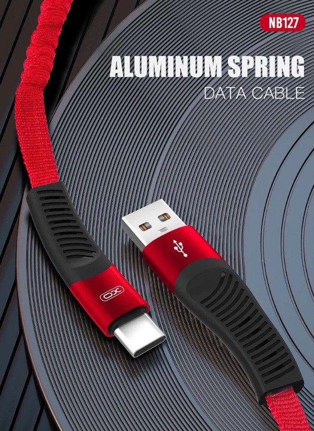 Кабель XO NB127 USB - USB Type-C (M/M), 1.2 м, Red (NB127-M-RD)