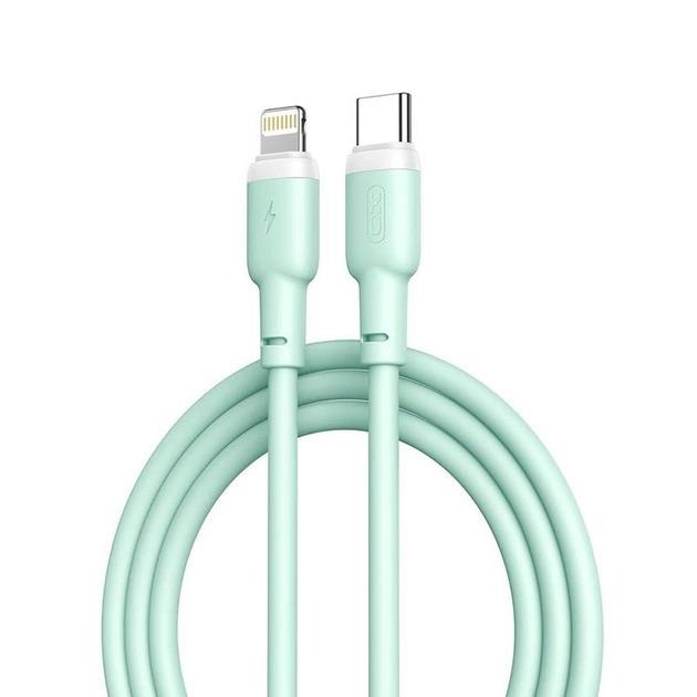 Кабель XO NB208A USB Type-C - Lightning (M/M), 1 м, Green (NB208A-TC-1-GR)