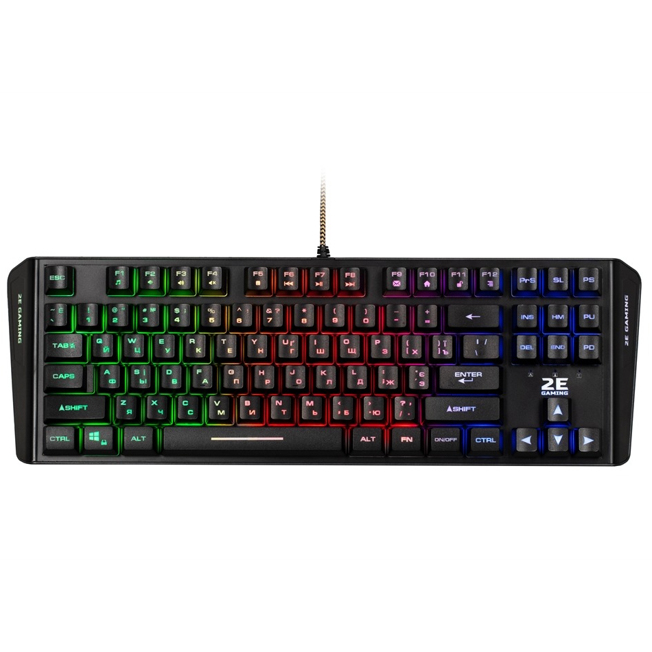 Клавіатура 2E Gaming KG355 LED Ukr Black (2E-KG355UBK)