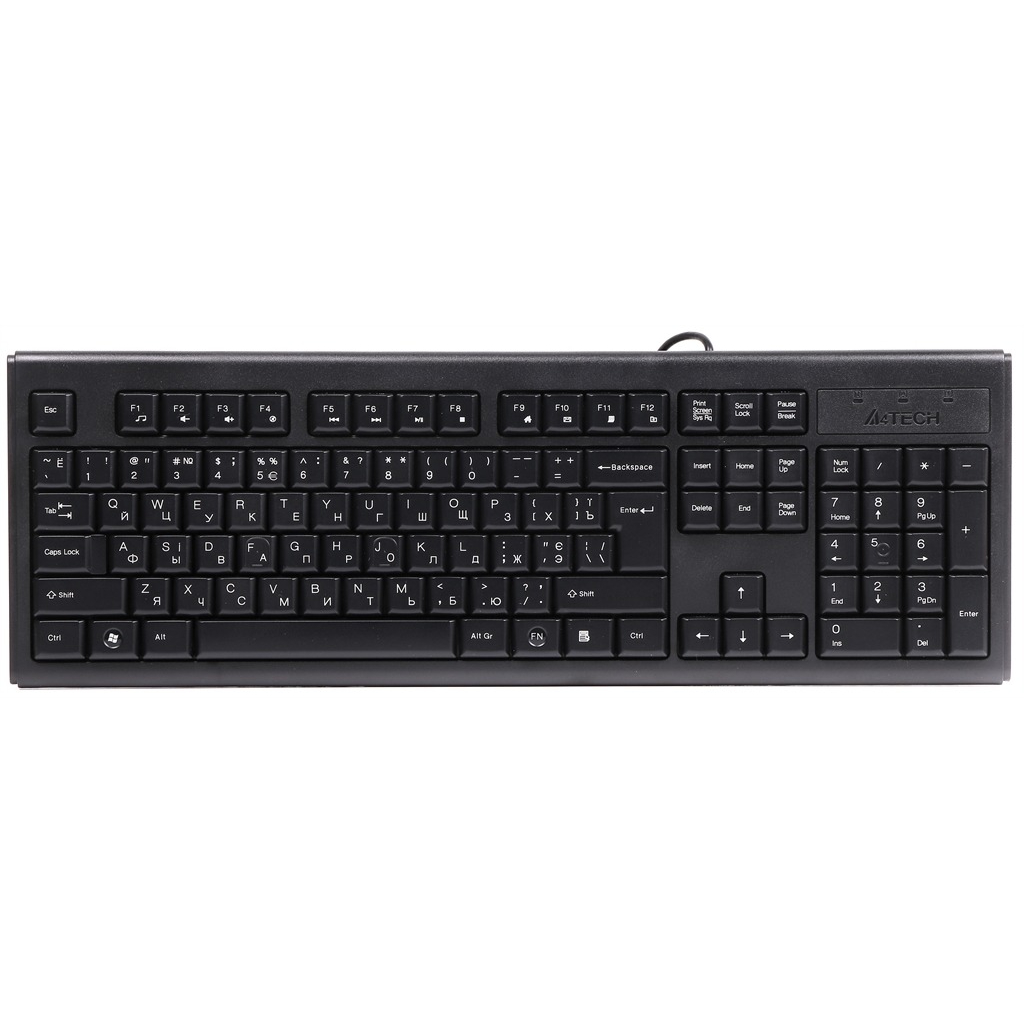 Клавiатура A4tech KR-83 Black