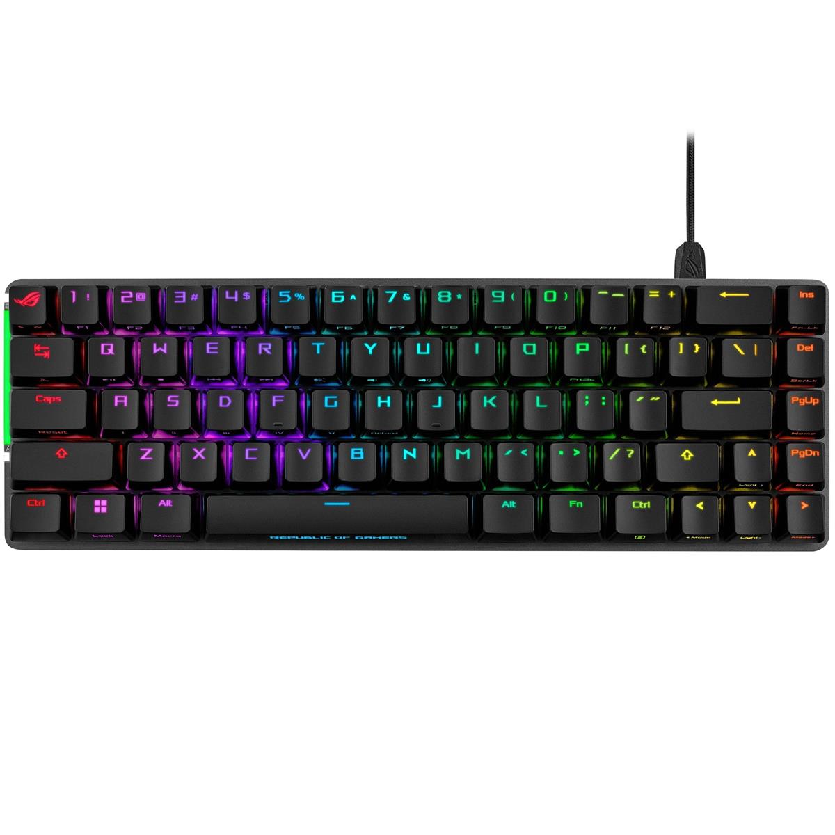 Клавiатура Asus ROG Falchion Ace LED 68key NX RD Black (90MP0346-BKUA01)