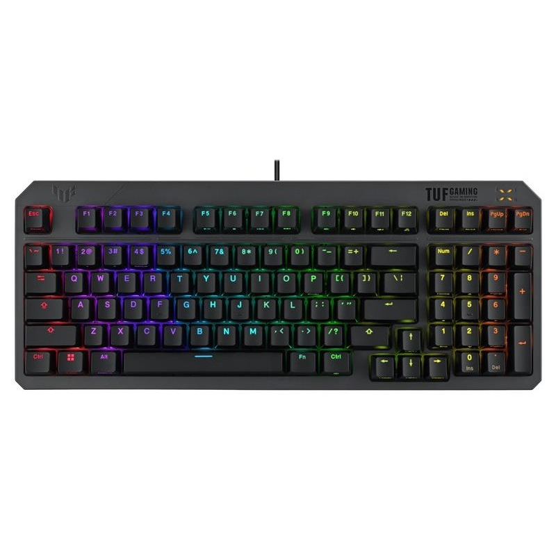 Клавiатура Asus TUF Gaming K3 Gen II Opti-Mech RGB 97key Switches ABS Black (90MP0390-BKMA00)