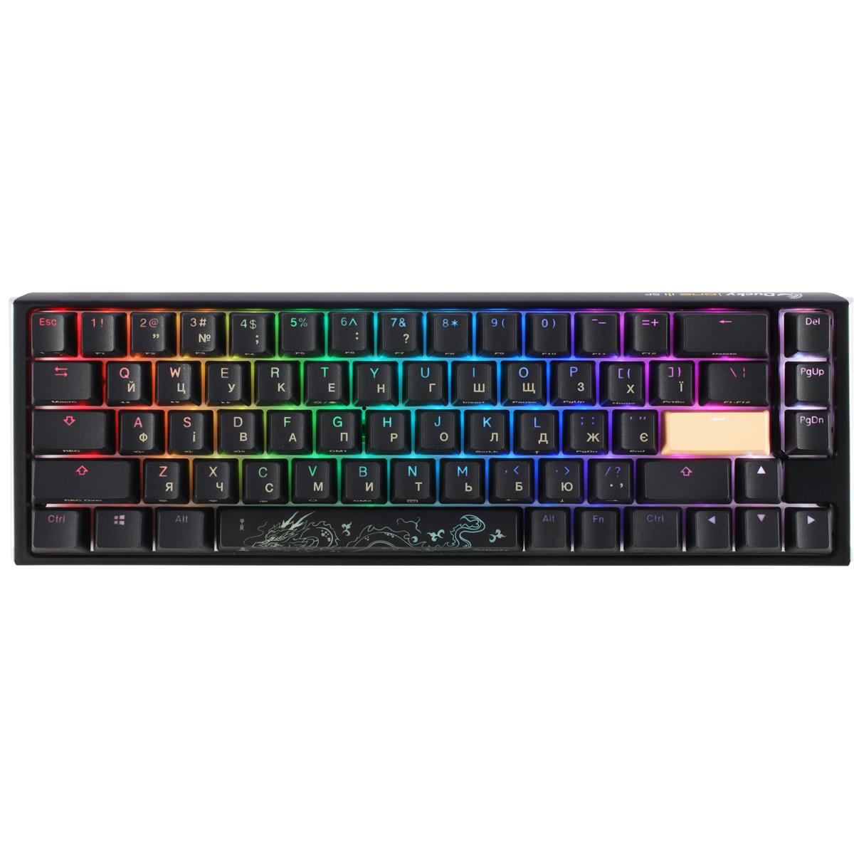 Механічна клавіатура Ducky One 3 SF Cherry MX Red RGB Чорна