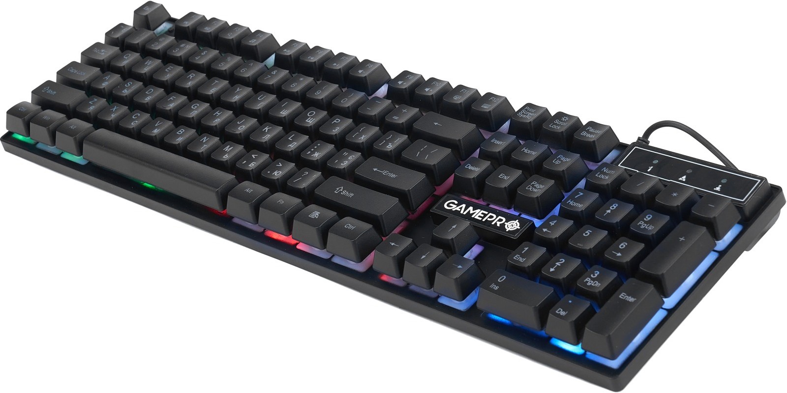 Клавіатура GamePro GK296 RGB Black 