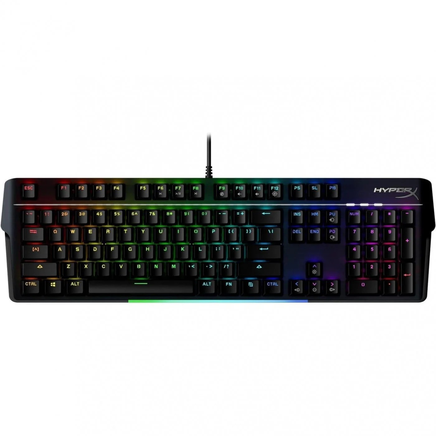 Клавіатура HyperX Alloy MKW100 TTC Red USB RGB UA Black (4P5E1AA) 