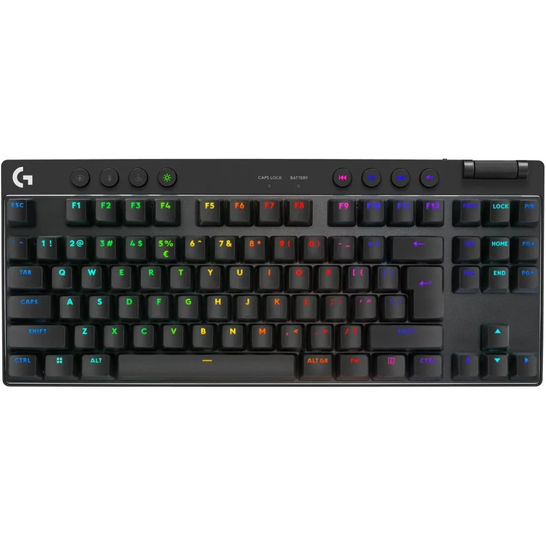 Клавiатура Logitech G PRO X TKL Lightspeed Black Tactile (920-012136)