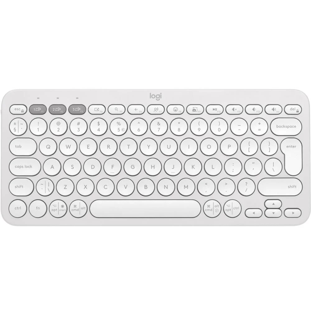 Клавiатура Logitech Pebble Keys 2 K380s White (920-011852)