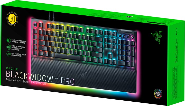 Клавіатура Razer BlackWidow V4 Pro Yellow Switch (RZ03-04681800-R3M1)