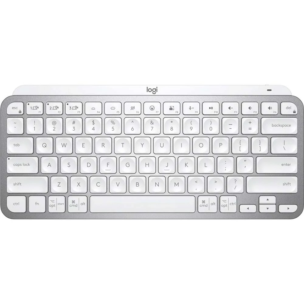 Клавіатура бездротова Logitech MX Keys Mini For Business Pale Gray (920-010609)