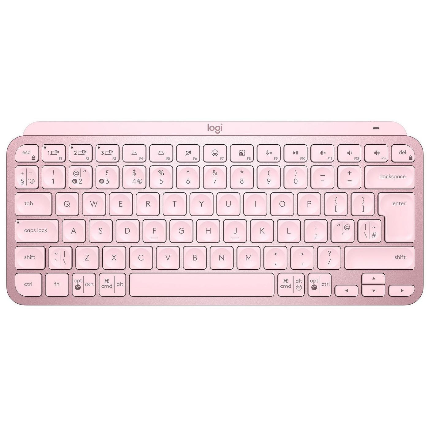 Клавіатура бездротова Logitech MX Keys Mini Wireless Illuminated UA Rose (920-010500)