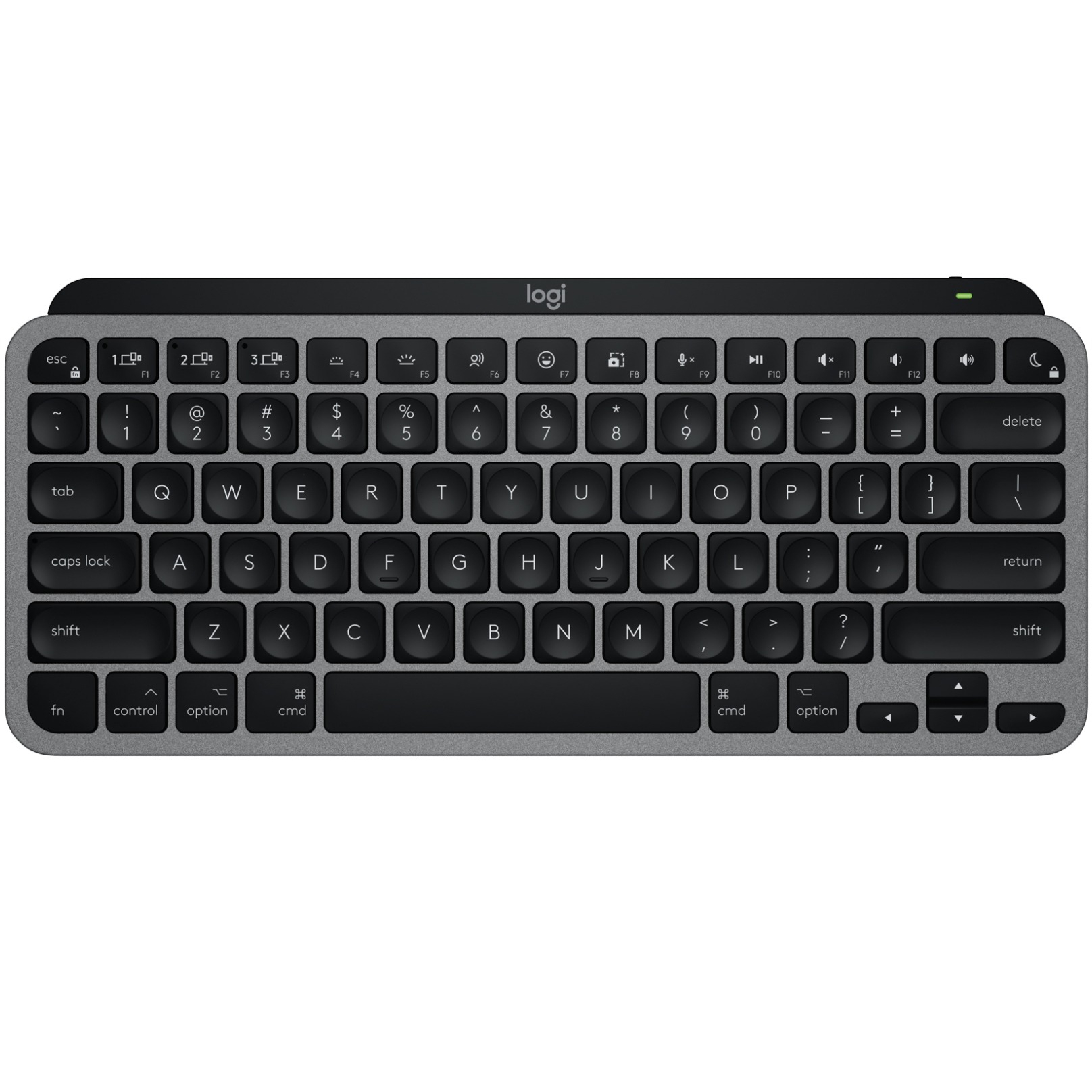 Клавіатура бездротова Logitech MX Keys Mini for Mac Minimalist Wireless Illuminated Space Gray (920-012652)