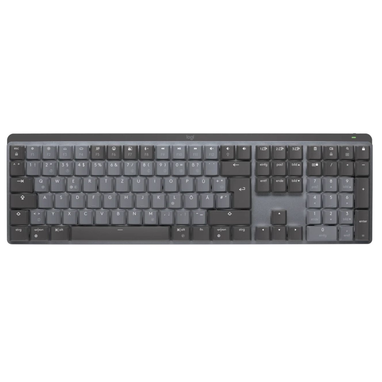 Клавіатура бездротова Logitech MX Mechanical Graphite Tactile (920-010757)