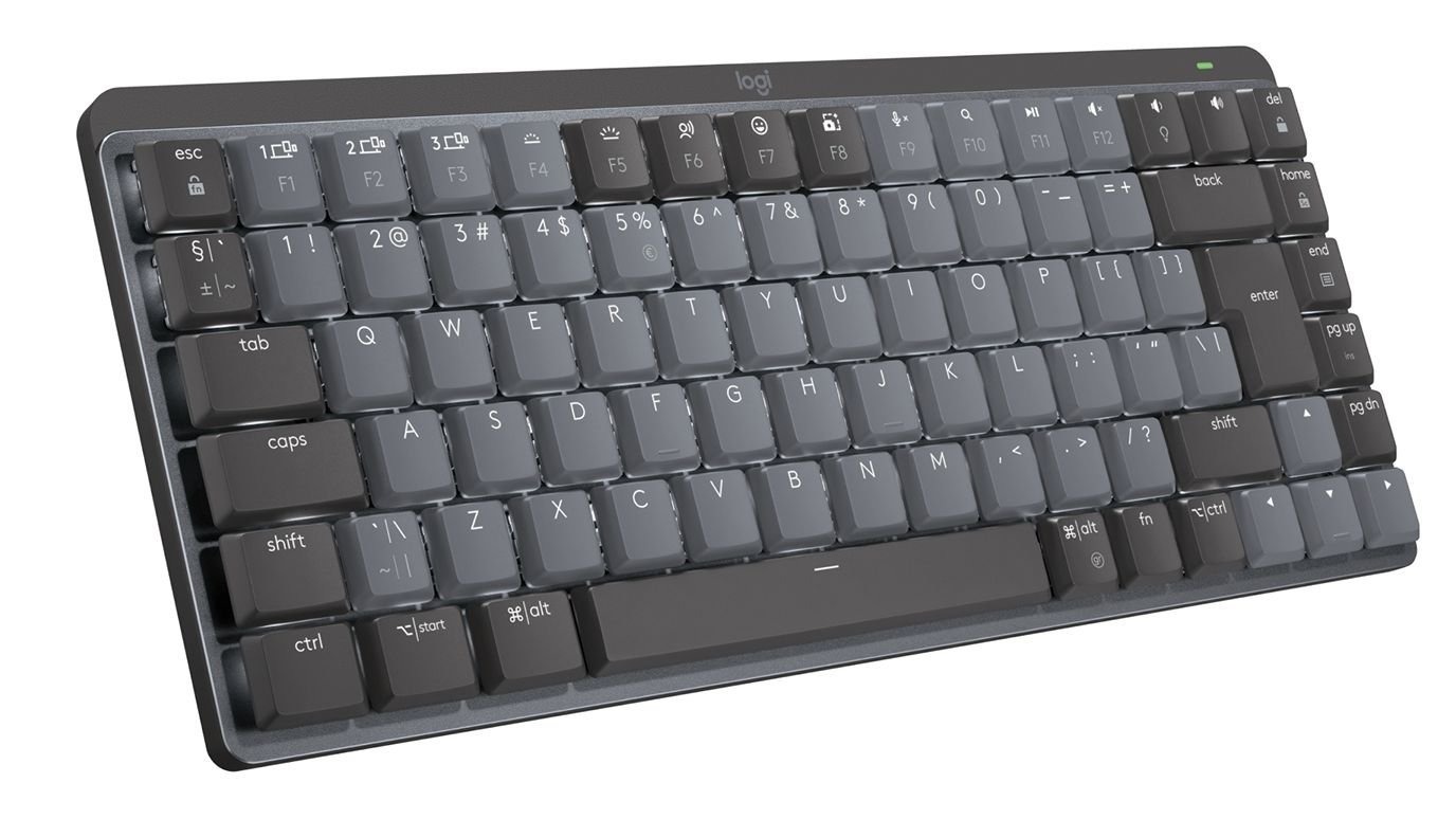 Клавіатура Logitech MX Mechanical Mini бездротова з підсвіткою графітова