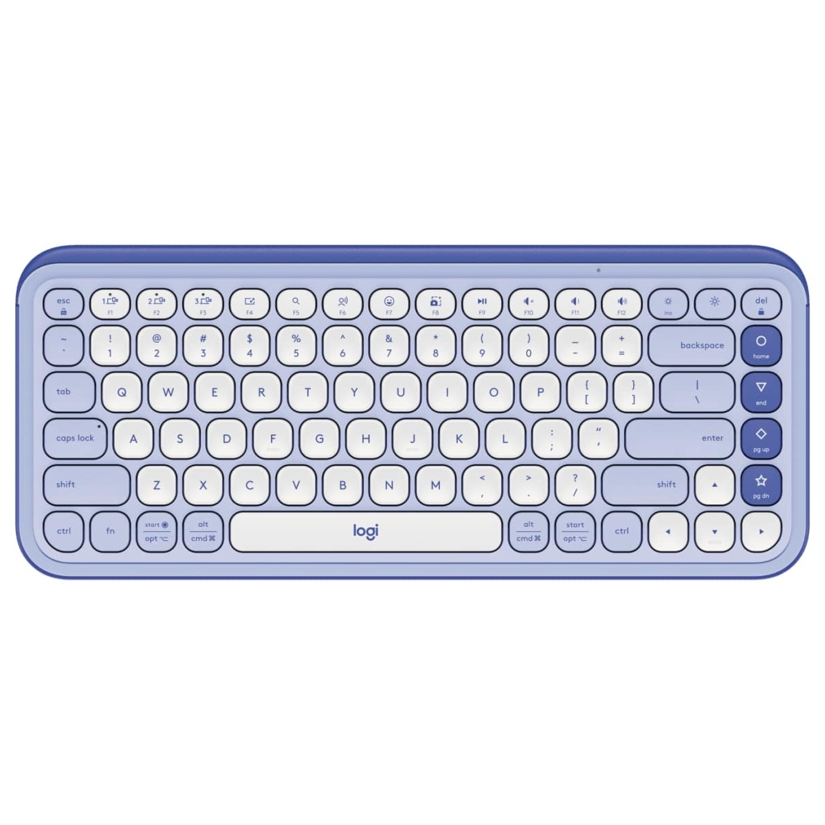 Клавiатура бездротова Logitech Pop Icon Keys Lilac (920-013074)