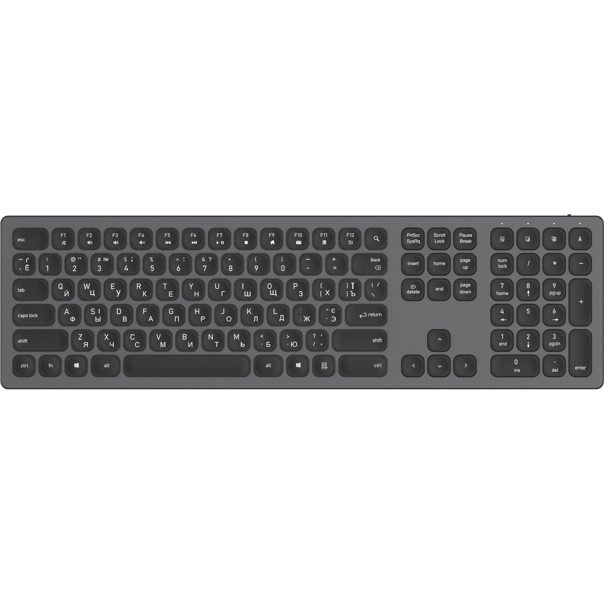 Клавіатура бездротова OfficePro SK1550B Black