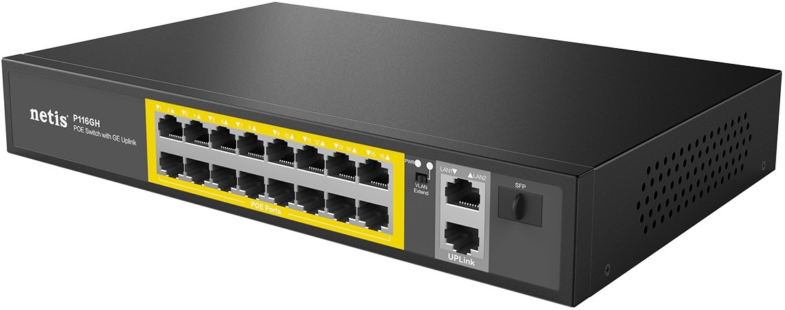 фото Комутатор некерований Netis Systems P116GH