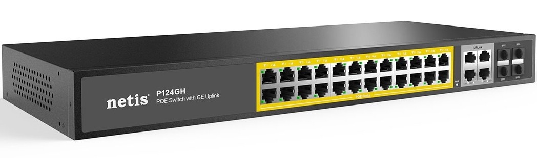фото Комутатор некерований Netis Systems P124GH